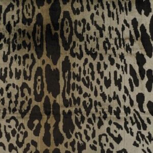Leopard Brown Jacquard Velvet