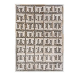 Galaxy Beige Grey Cowhide Rug
