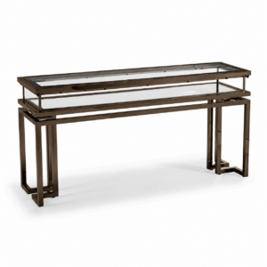 Halston Bronze Glass Console Table