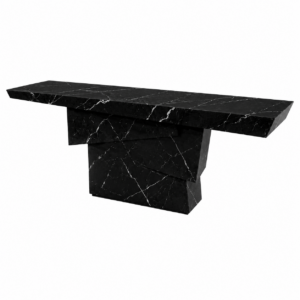 Roma Nero Marble Console