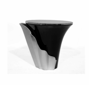 Revere Nickel Marble Sidetable