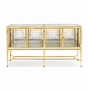 Whisper Gold Glass Buffet