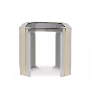 Minx Chrome Gold Sidetable