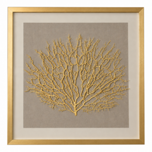 Hampton Gold Coral Frame Shadow Box 60cm