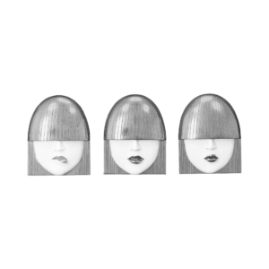 Femme Fatale Silver White Wall Decor Set