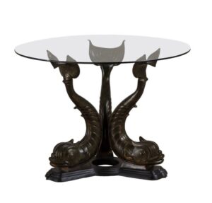 Dolphine Antique Bronze Sidetable