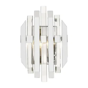 Jagger Nickel Crystal Wall Light