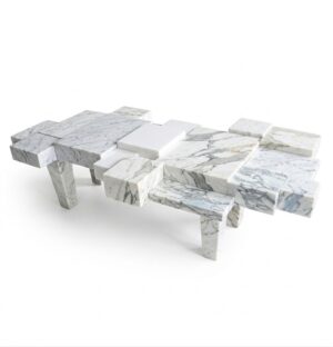 Levante Carrara Marble Coffee Table