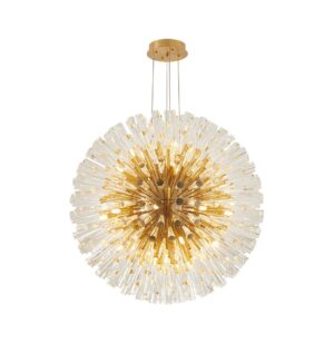 Impressor Brass Crystal Large Chandelier