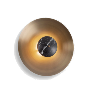 Mamaro Nero Marble Brass Wall Light