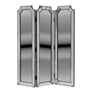 Romano Crystal Mirror Dressing Screen - Avant Garde Furniture - Designer Furniture Store & Luxury Home Decor