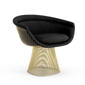 Platner Black Velvet Gold Accent Chair - Avant Garde Furniture - Designer Furniture Store & Luxury Home Decor