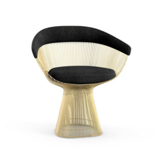 Platner Black Velvet Gold Chair - Avant Garde Furniture - Designer Furniture Store & Luxury Home Decor