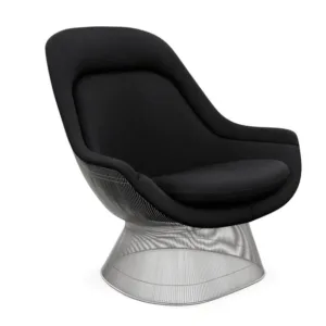 Platner Black Velvet Chrome Chair - Avant Garde Furniture - Designer Furniture Store & Luxury Home Decor