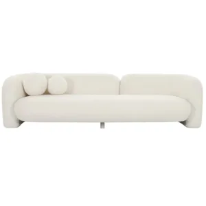 Ventosa White Boucle Sofa 232cm - Avant Garde Furniture - Designer Furniture Store & Luxury Home Decor