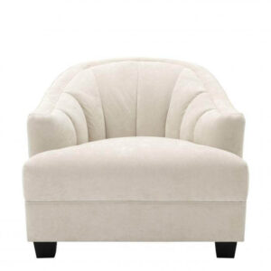 Gatsby Ecru Velvet Sofa - Avant Garde Furniture - Designer Furniture Store & Luxury Home Decor