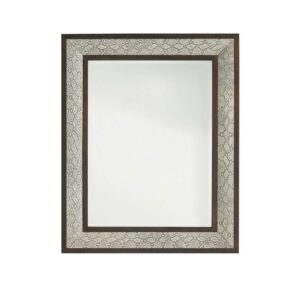 Lexington Python Leather Walnut Leather Mirror