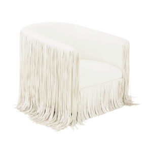 Rodeo White Leather Sofa Chair - Avant Garde Furniture - Designer Furniture Store & Luxury Home Decor