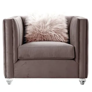 Bella Blush Velvet Armchair Sofa - Avant Garde Furniture - Designer Furniture Store & Luxury Home Decor