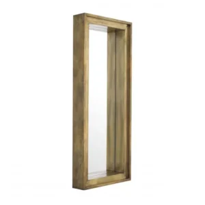 Shadow Antique Brass Wall Mirror