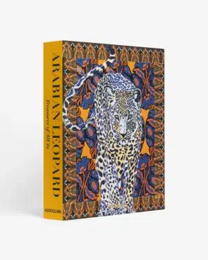 Arabian Leopard book cover with decorative design