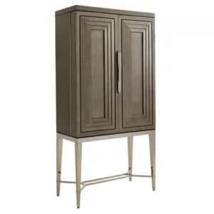 Lexington Walnut Silver Bar Cabinet - Avant Garde Furniture - Designer Furniture Store & Luxury Home Decor