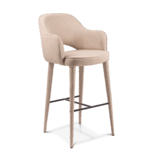 Terrazzo Beige Linen Counter Stool - Avant Garde Furniture - Designer Furniture Store & Luxury Home Decor