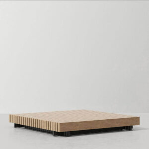 Teakwood Natural Teak Outdoor Square Coffee Table - Avant Garde Furniture - Designer Furniture Store & Luxury Home Decor