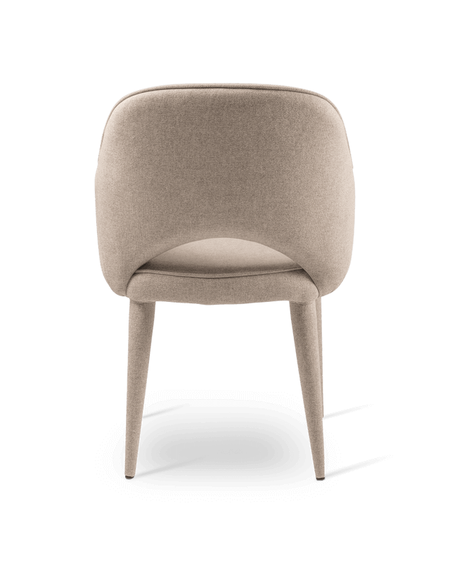 Terrazzo Beige Linen Dining Chair - Avant Garde Furniture - Designer Furniture Store & Luxury Home Decor