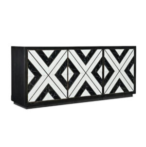 Nero Black White Marble Oak Buffet - Avant Garde Furniture - Designer Furniture Store & Luxury Home Decor