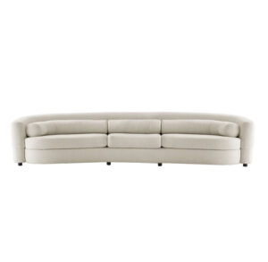 Cerutti Beige Boucle Sofa 271cm