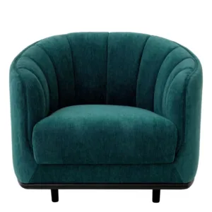 Yorker Sea Green Black Sofa Chair