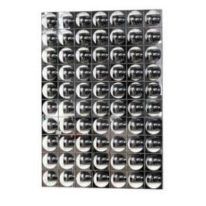 Cellular Silver Convex Mirror - Avant Garde Furniture - Designer Furniture Store & Luxury Home Decor