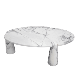 Panomo White Grey Marble Coffee Table - Avant Garde Furniture - Designer Furniture Store & Luxury Home Decor