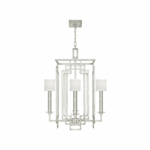 Palatial Silver Leaf Chandelier