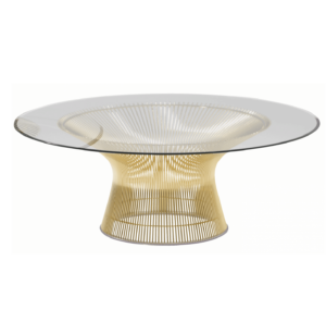 Platner Gold Glass Coffee Table - Avant Garde Furniture - Designer Furniture Store & Luxury Home Decor