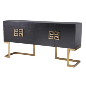 Nobu Black Ash Brass Buffet - Avant Garde Furniture - Designer Furniture Store & Luxury Home Decor