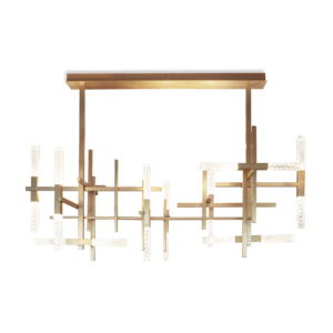 Balzano Brass Crystal Pendant Light - Avant Garde Furniture - Designer Furniture Store & Luxury Home Decor