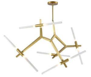 Spider Brushed Brass Crystal Pendant Small Light - Avant Garde Furniture - Designer Furniture Store & Luxury Home Decor