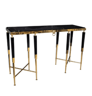 Padrino Black Marble Gold Console - Avant Garde Furniture - Designer Furniture Store & Luxury Home Decor