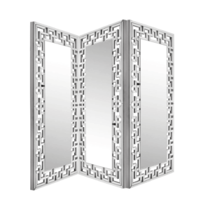 Eros Folding Mirror Dressing Screen - Avant Garde Furniture - Designer Furniture Store & Luxury Home Decor