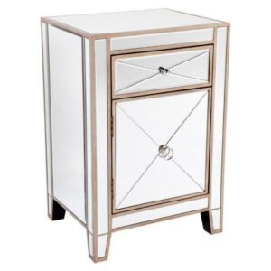 Apollo Gold Mirror Bedside Cabinet - Avant Garde Furniture - Designer Furniture Store & Luxury Home Decor