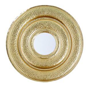 Apollo Hammered Gold Wall Mirror - Avant Garde Furniture - Designer Furniture Store & Luxury Home Decor