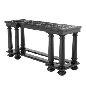 Archibald Black White Marble Console - Avant Garde Furniture - Designer Furniture Store & Luxury Home Decor