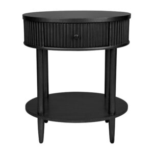Arielle Antique Gold Bedside Table with Drawer - Avant Garde Furniture - Designer Furniture Store & Luxury Home Decor