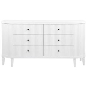 Arielle White Drawer Chest 160cm - Avant Garde Furniture - Designer Furniture Store & Luxury Home Decor