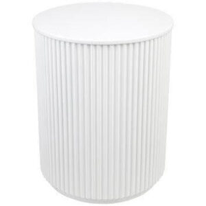 Arielle White Sidetable - Avant Garde Furniture - Designer Furniture Store & Luxury Home Decor