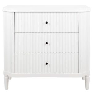 Arielle White Bedside Table Large 96cm - Avant Garde Furniture - Designer Furniture Store & Luxury Home Decor
