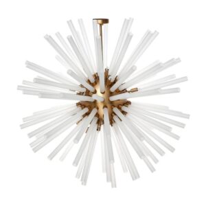 Atomic Meteor Crystal Brass Pendant - Avant Garde Furniture - Designer Furniture Store & Luxury Home Decor