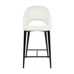 Austin Natural Linen Kitchen Stool - Avant Garde Furniture - Designer Furniture Store & Luxury Home Decor